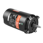 VEVOR Moteur de pompe de piscine 1 CV 56J, 115 V (9,8 A)/230 V (4,9 A) 3450 tr/min, facteur de service 1,4, condensateur 90 μF/250 V, moteur de remplacement à bride ronde à rotation CCW pour piscines