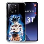 Cokitec Coque Renforcée pour Xiaomi 13T / 13T Pro Manga Dragon Ball Sangoku Noir