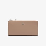 Lacoste Portefeuille zippé Daily City Taille Taille unique Taupe