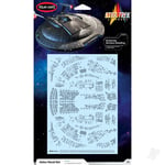 AMT Star Trek 1:1000 Scale NX-01 U.S.S. Enterprise Aztec Plastic Kit Decals 2T