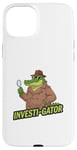 iPhone 15 Plus Kids Funny Investi-Gator Detective Pun Alligator Reptile Case