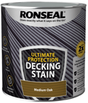 Ronseal Ultimate Protection Decking Stain Garden Waterproof 2.5L - Medium Oak