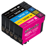 Gilimedia 603XL Ink Cartridges for Epson 603XL 603 Ink Cartridge for Epson Expression Home XP-3100 XP-4100 XP-2100 XP-4105 XP-3105 XP-2105 Epson Workforce WF-2850dwf WF-2830dwf WF-2810 WF-2835(5 Pack)