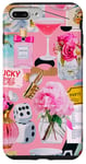 iPhone 7 Plus/8 Plus Pink Coquette Girly Collage with Martini and DiscoBall Case