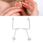 1 Pair Post Ear Hearing Amplifier Sound Tubes Transparent Silicone Slim Soun GF0