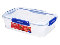 Sistema KLIP IT PLUS Récipient de conservation alimentaire | 2,2 litres | Boîte alimentaire étanche, empilable et hermétique compatible réfrigérateur/congélateur | Plastique sans BPA