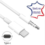 USB Type-C – 3,5 mm:n liitinsovitinkaapeli Honor Playlle 30 m Plug and Play -kaapeli kuulokkeille, autoradiolle… Vit