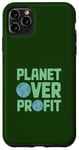 Coque pour iPhone 11 Pro Max Journée de la Terre Planet Over Profit 2025