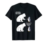 Funny Polar Bear And Penguin Rock Paper Scissors T-Shirt