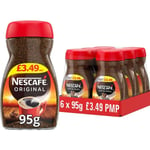 Nescafé Original Coffee Nescafé Instant Coffee 6 x 95g