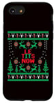 Coque pour iPhone SE (2020) / 7 / 8 Le Tits Now Pull de Noël Let It Snow Ugly Sweater Party