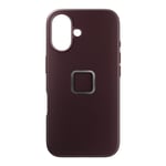 "Peak Design Mobile Everyday Fabric Case Iphone 16 Standard, Eclipse"