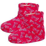 Barbie Slipper Boots For Girls Pink 9 UK Child