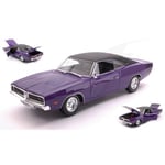 [FR] Maisto DODGE CHARGER R/T 1969 PURPLE 1:18 - MI31387P