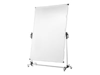 Walimex Pro Rolling Reflector Panel - Reflektor/Diffuser - Sort/Sølv/Hvid - Syntetisk Fiber - 150 Cm X 200 Cm