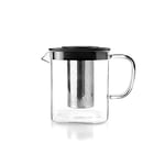 Ibili - Bouilloire avec Filtre Square, 1 Litre, Borosilicate Et Acier Inoxydable 18/10