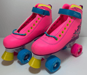 Children's Roller Skates SFR Vision Bright Pink UK 4J  EUR37 - NEW Boxed