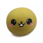 Stor Stressball Animal Face - Brun