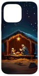 iPhone 14 Pro Max Christmas Nativity Mary, Joseph, and Baby Jesus Case