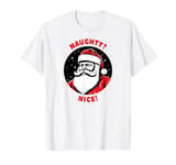 Naughty Nice Adult Humor Dirty Santa T-Shirt