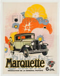 PUBLICITé AUTOS MARQUETTE Rnvf-POSTER HQ 40x60cm d'une AFFICHE VINTAGE