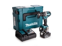 Makita DHP484 - Slagborr/skruvdragare - sladdlös - 2 hastigheter - nyckellös chuck 13 mm - 54 N·m - 2 batterier - 18 V