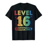 Level 16 Complete 16th wedding anniversary 16 years T-Shirt