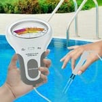 Analyseur de qualité de l'eau, testeur numérique de chlore et de pH Cl2 pour piscine, analyseur de qualité de l'eau de spa avec sonde pour piscine ou spa, 1 pile alcaline AA (1,5 V) (non