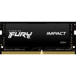 Kingston FURY Impact DDR4 2666 MHz SO-DIMM CL15 8 Gt-minnesmodul