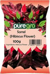 Puregro Dry Sorrel (Hibiscus Flower / Flor de Jamaica) - 100g