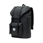 HERSCHEL 10020-02093 LITTLE AMERICA MID-VOLUME BACKPACK Unisex Black Crosshatch/Black