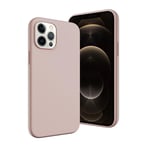 Coque arrière souple en silicone Riff Slim & Soft pour Apple iPhone 15 Pro Max Rose poudré - Neuf