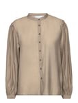 Frilla Shirt 1 Tops Shirts Long-sleeved Beige Minus