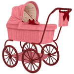 Konges Sløjd MINNIE LULU DOLL PRAM Minnie Lulu Dockvagn Strawberry Ice Pink | Rosa | 01