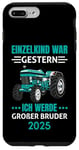 Coque pour iPhone 7 Plus/8 Plus Einzelkind War Gestern Ich Werde Großer Bruder 2025 Tracteur