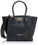 Love Moschino Women's jc4109pp1i BORSA A Mano, Black, 25X23X18