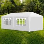 504*{TOPS-DEALS} UNIQUE Tente de réception 3x6 m Blanc &POIDS 0,054 - 6x3x2,55 m