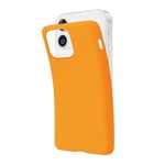 SBS Coque iPhone 12/12 Pro Orange Pantone 1375C Coque Souple Souple Souple Flexible Anti-Rayures Coque Mince Confortable à Tenir dans Votre Poche Housse Compatible avec Chargement sans Fil