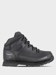 Timberland Euro Sprint Mid Hiker Tectuff Black Boots Hiking Shoe Boys UK 1 EU 3