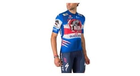 Maillot manches courtes castelli competizione 3 soudal quick step vuelta 2024 bleu