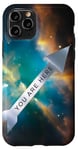 Coque pour iPhone 11 Pro Galaxy Science Geek Gifts T-shirt « You Are Here » Deep Space