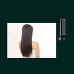 (Green)3 In 1 Hot Air Brush Hair Dryer And Brush Hair Curler