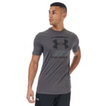 Men's T-Shirt Under Armour GL Foundation Short Sleeve in Grey