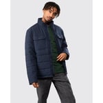 Gant Channel Mens Quilted Windcheater - Blue material_polyester - Size Medium