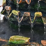 (US Plug 110V)Desktop Fountain Indoor Water Fall Rockery Electric Decoration SG