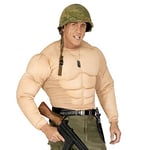 Widmann - Costume Super Muscle Shirt, Soldats, Carnaval, Fête à thème - XL