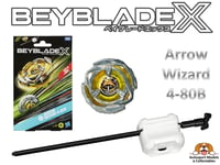 Beyblade X Arrow Wizard 4-80B Battle Top & Launcher by Takara Tomy