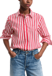 GANT Shirts Reg Poplin Wide Striped Shirt Röd