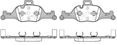 Bromsbelägg Remsa - BMW - G31, 3-serie, X3, 5-serie g30, X5, I4, G08, X4, G22, G23, X6 g06, 4-serie g26, G32