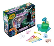 Crayola Washimals Ocean Glow Lagoon Playset | Colour & Wash Pets | 6 Markers